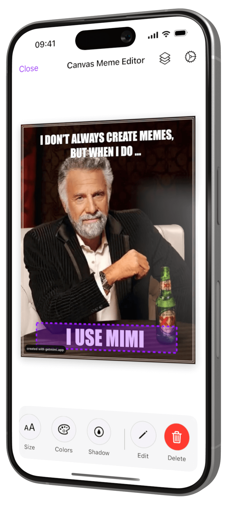 Mimi App Screenshot